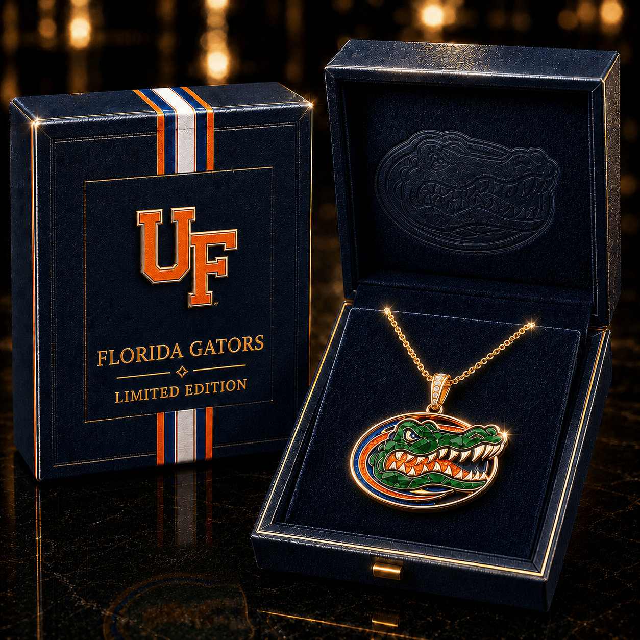 FGT Solid Gold Chain with Diamond Pendant TMH